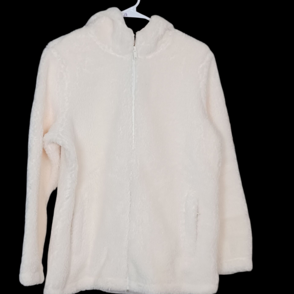 Magcomsen Womens Sherpa Fleece Jacket Size Medium New